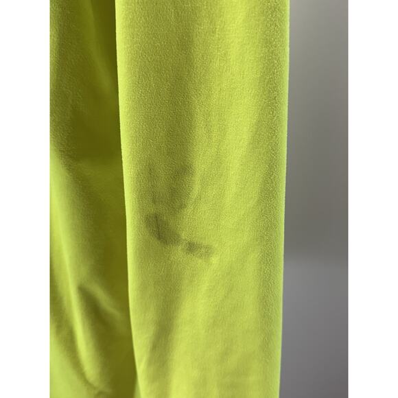 Nike Running 1/4 Zip Jacket Sweatshirt Dri Fit Neon Athletic Mens Sz XL Stains - Picture 5 of 11